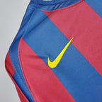 Maillot rétro du FC Barcelone saison 2005-2006 domicile (édition Ligue des Champions)