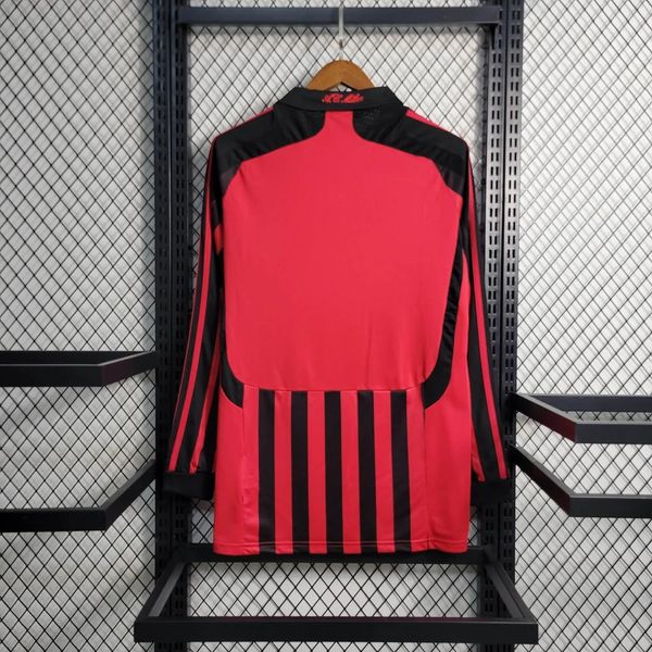 Maillot rétro AC Milan domicile manches longues 2007-2008 Image secondaire du produit