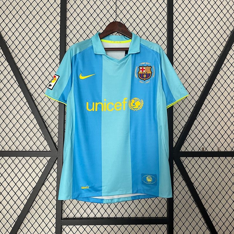 Maillot rétro extérieur du FC Barcelone 2007-2008 Image principale du produit
