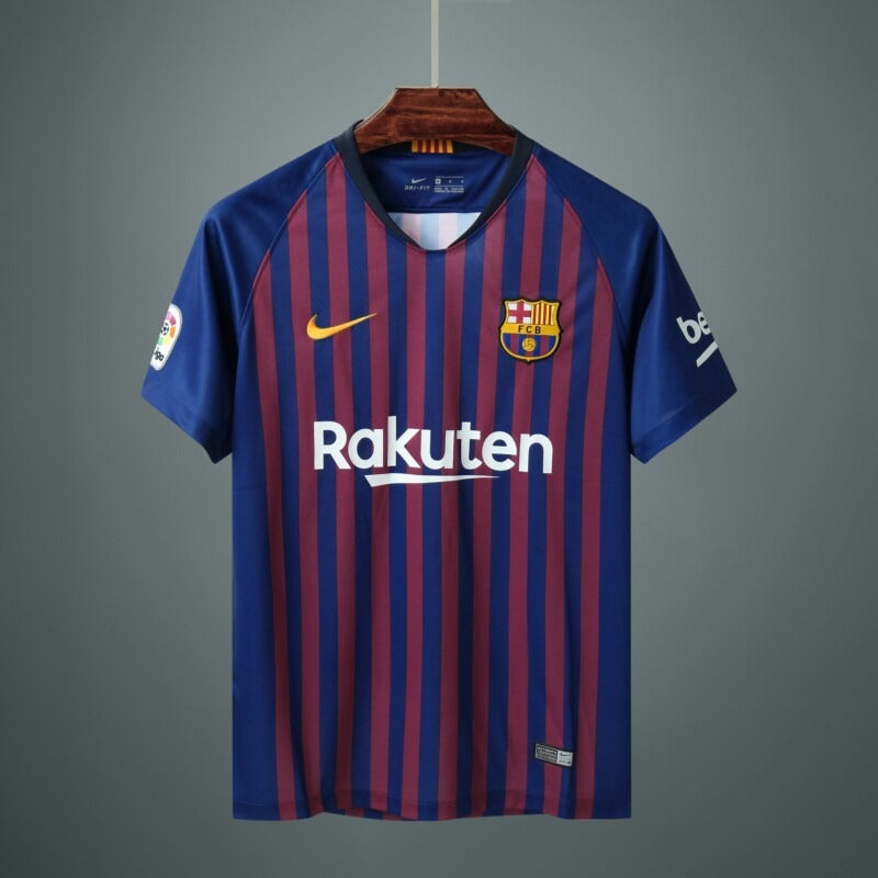 Maillot domicile rétro du FC Barcelone 2018-2019 Image principale du produit
