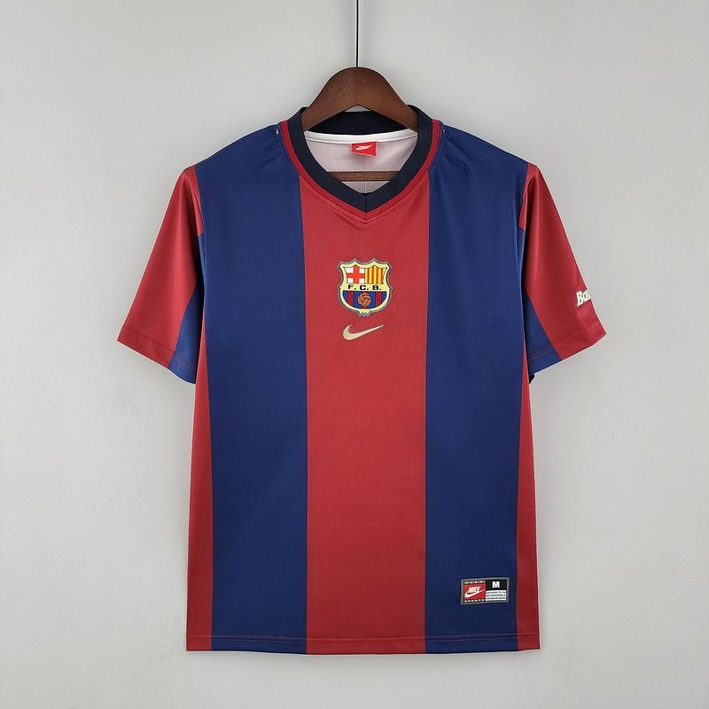 Maillot Domicile Rétro FC Barcelone 1998-1999 Image principale du produit