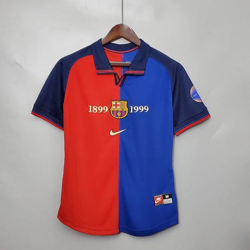 Rétro FC Barcelone 1999 100e anniversaire Image principale du produit