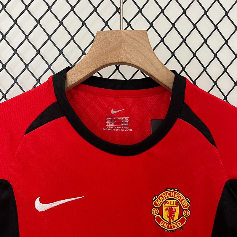 Maillot Rétro Enfant Manchester United domicile 2002-2004