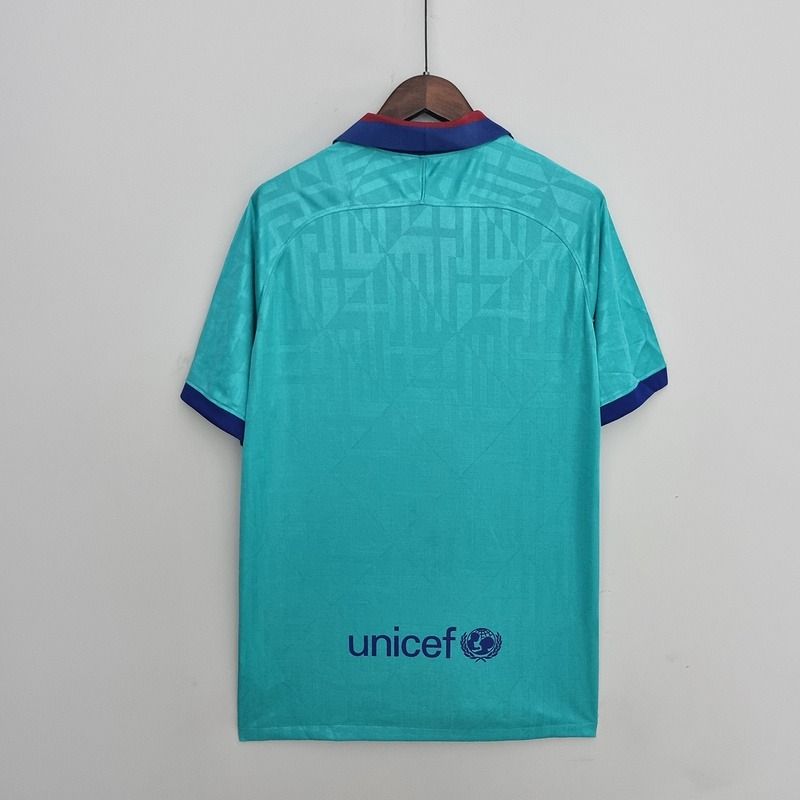 Maillot rétro du FC Barcelone 2019-2020 extérieur deuxième maillot