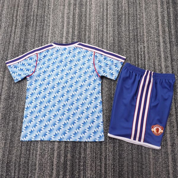 Retro Kids Manchester United 1990-1992 away Secondary image