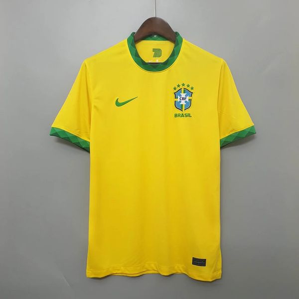 Maillot domicile rétro Brésil 2020 Image principale du produit