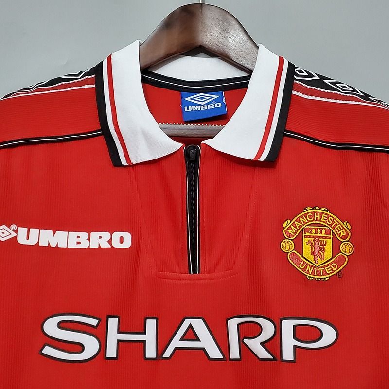 Maillot domicile rétro Manchester United 1998-1999