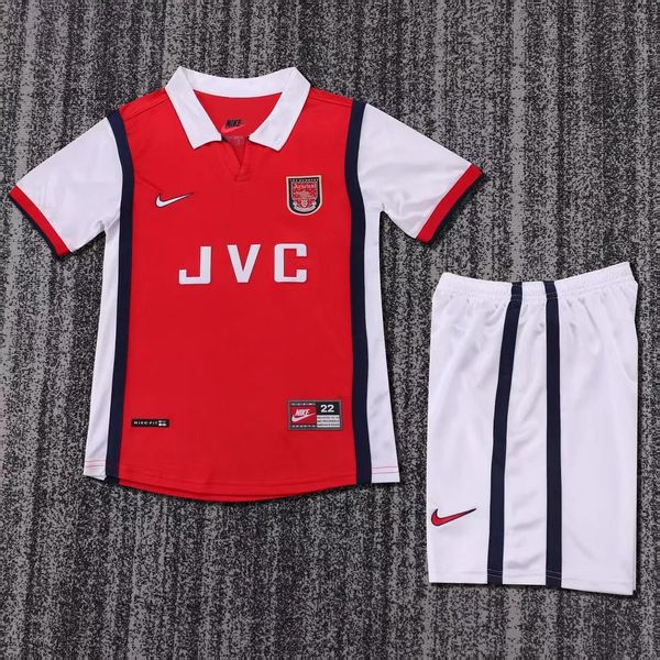 Maillot rétro Arsenal FC domicile 1998-1999 enfant