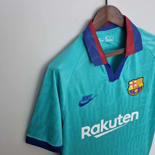 Maillot rétro du FC Barcelone 2019-2020 extérieur deuxième maillot