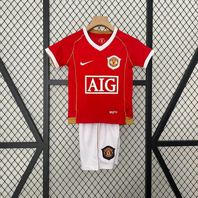 Maillot Rétro Enfants Manchester United Domicile 2006-2007