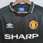 Deuxième maillot extérieur rétro de Manchester United 1998-1999