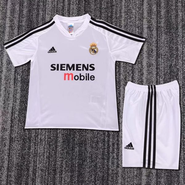 Maillot domicile rétro Real Madrid 2004-2005 enfant