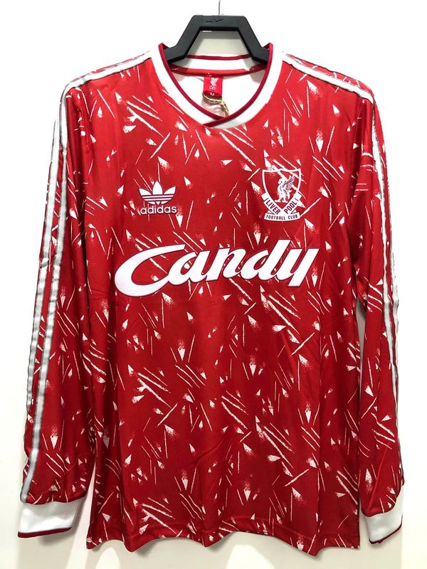 Retro Liverpool FC 1989-1991 home Long Sleeve Main image