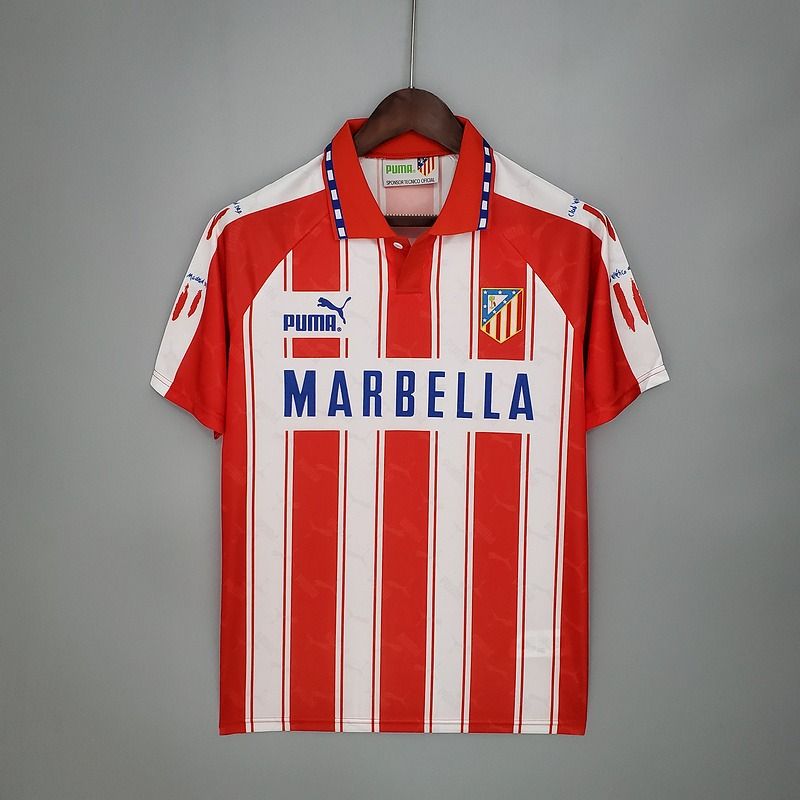 Maillot domicile rétro Atlético Madrid 1994-1995 Image principale du produit