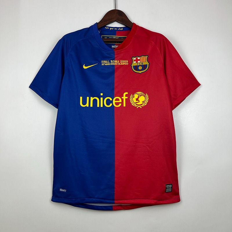 Rétro FC Barcelone 2008-2009 domicile Image principale du produit