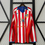 Maillot domicile rétro de l'Atletico Madrid 2004-2005 à manches longues