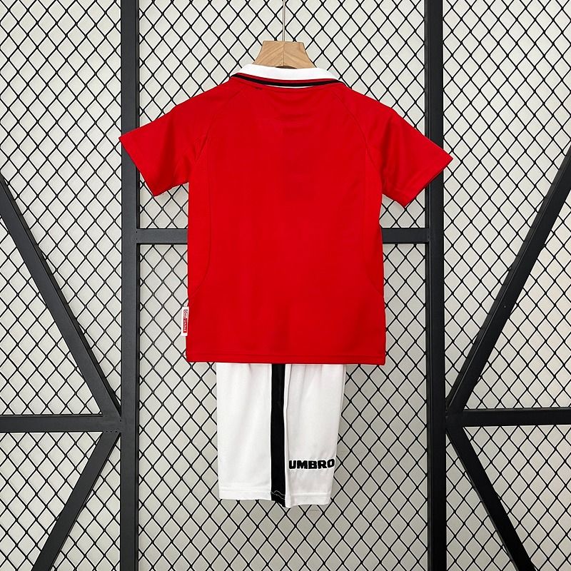 Maillot domicile Rétro Enfants Manchester United 1999-2000 Image secondaire du produit