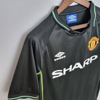 Deuxième maillot extérieur rétro de Manchester United 1998-1999