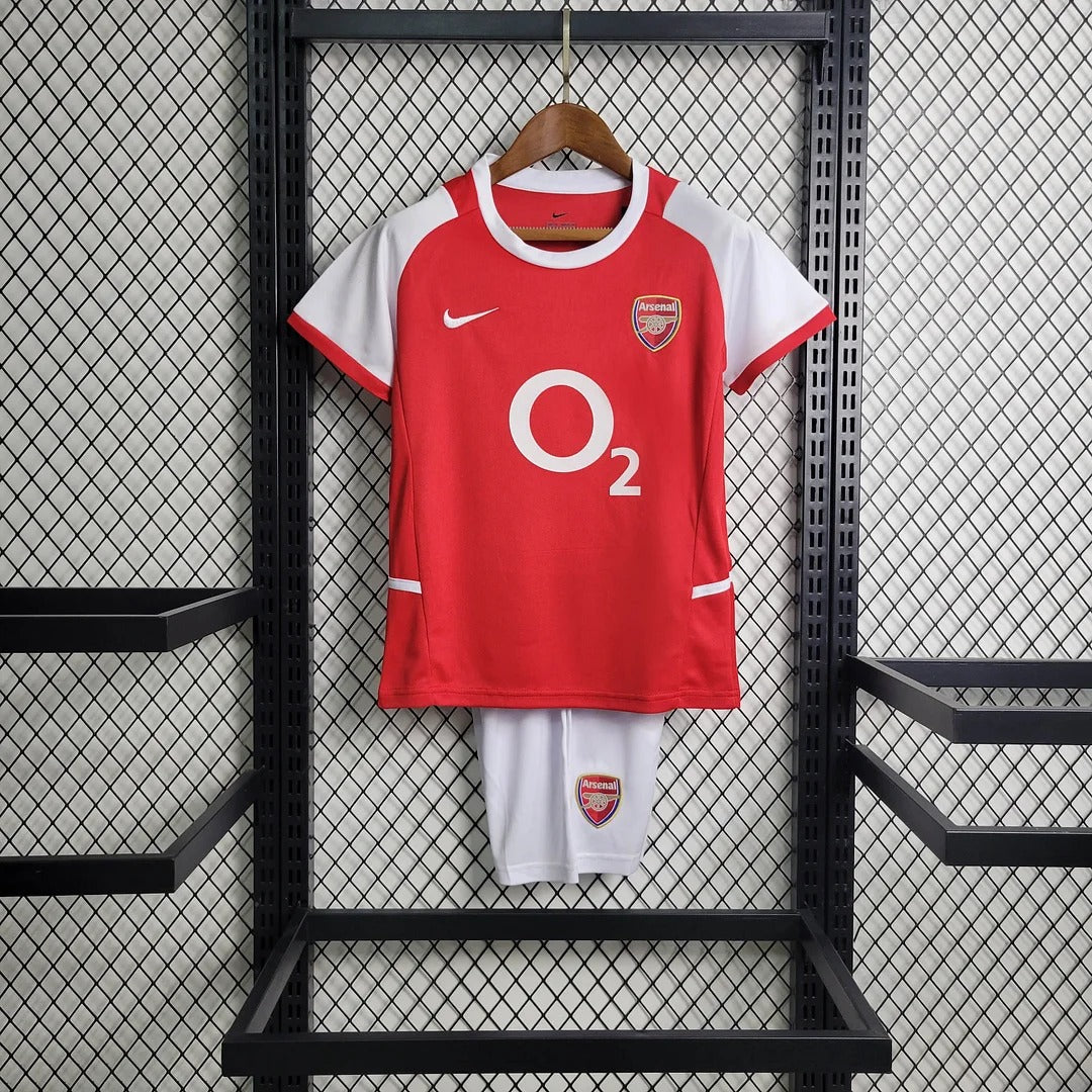 Rétro Enfant Arsenal FC 2002-2003 domicile Image principale du produit