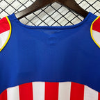 Maillot domicile rétro de l'Atletico Madrid 2004-2005 à manches longues