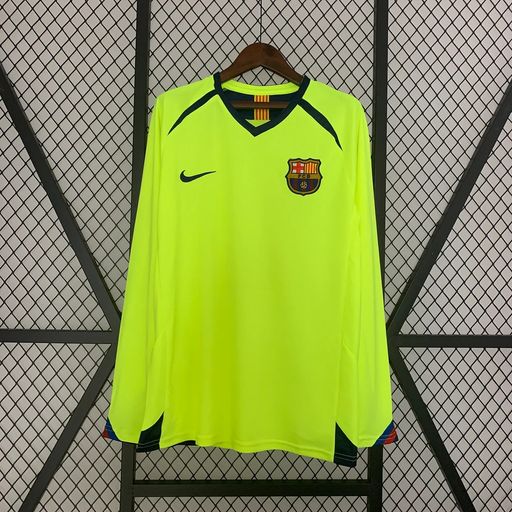 Maillot Rétro FC Barcelone extérieur Manches Longues 2005-2006 Image principale du produit