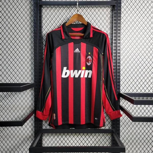 Maillot domicile rétro manches longues AC Milan 2006-2007
