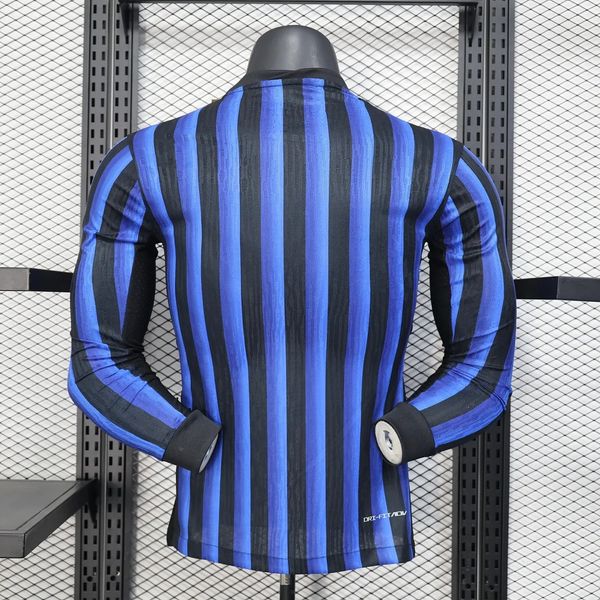 Inter Milan 2025-2026 domicile joueur Manches longues Image secondaire du produit