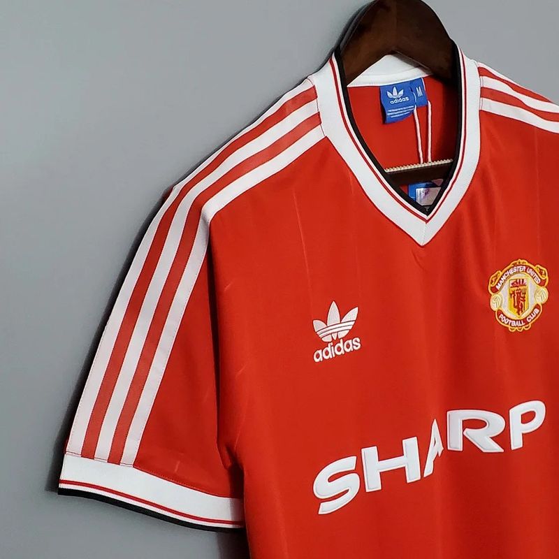 Maillot domicile rétro de Manchester United 1983