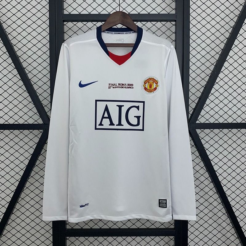 Retro Manchester United 2008-2009 UCL away Long Sleeve