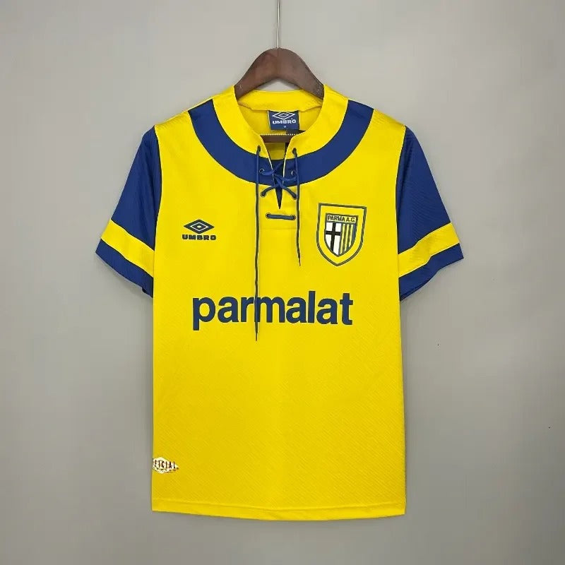 Maillot rétro Parme Calcio 1993-1995 jaune Image principale du produit