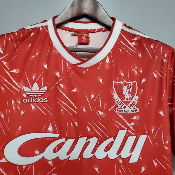 Maillot domicile rétro Liverpool FC 1989-1991