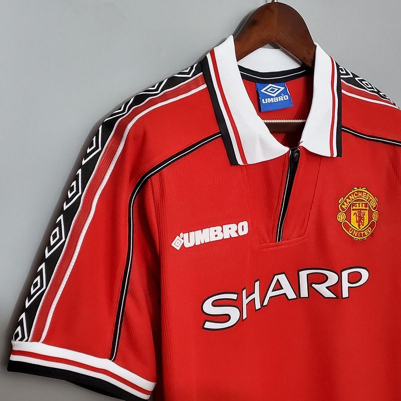 Maillot domicile rétro Manchester United 1998-1999