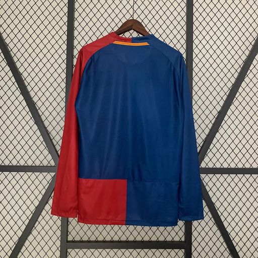 Maillot rétro domicile à manches longues du FC Barcelone 2008-2009