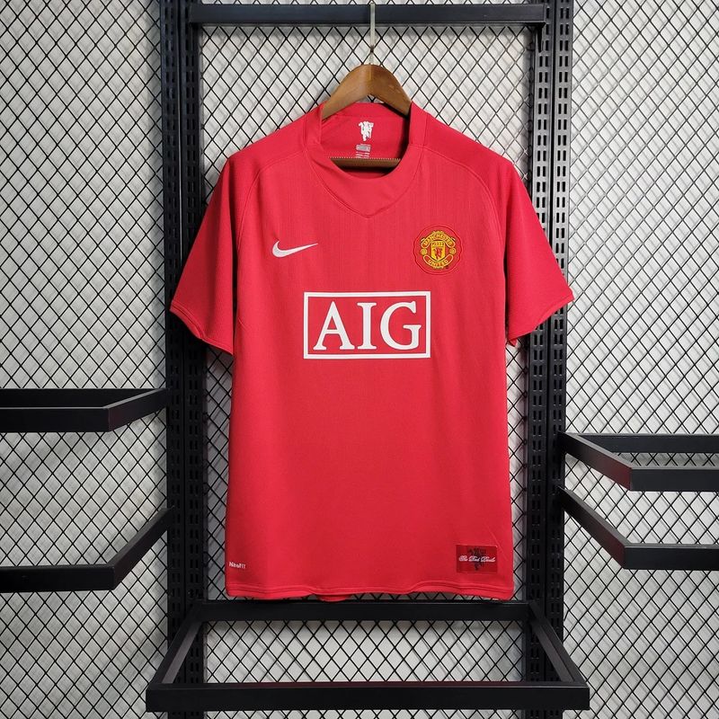 Maillot domicile rétro de Manchester United 2007-2008 Image principale du produit