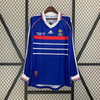 Maillot Rétro France domicile 1998 Manches Longues