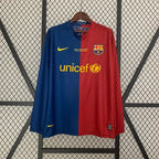 Maillot rétro domicile à manches longues du FC Barcelone 2008-2009