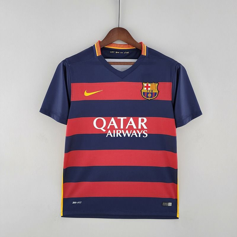 Rétro FC Barcelone domicile 2015-2016 Image principale du produit
