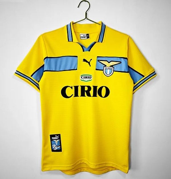 Retro SS Lazio 1998-1999 yellow jersey