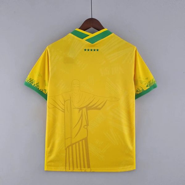 Maillot de Foot Classique Jaune Brésil 2022 Image secondaire du produit