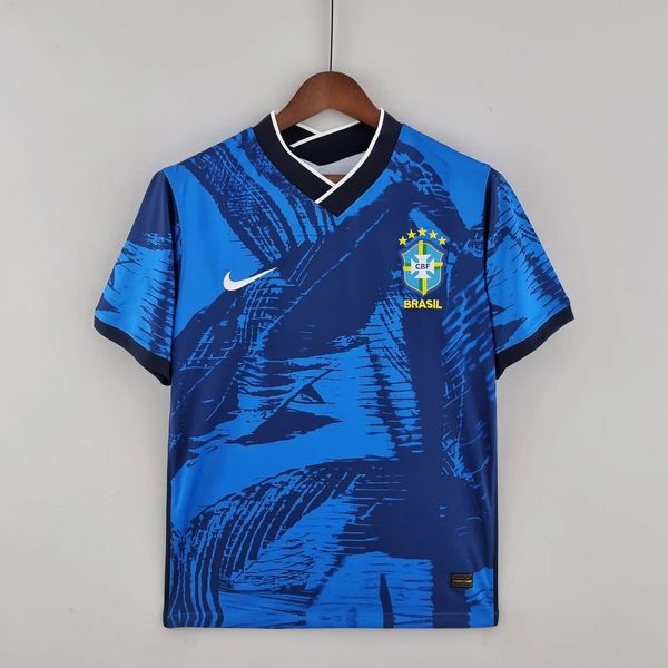 Brazil 2022 Classic Blue Soccer Jersey Main image
