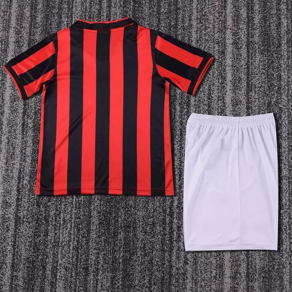 Rétro Enfants AC Milan domicile 1993-1994 Image secondaire du produit