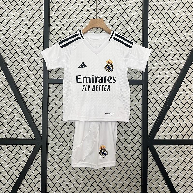 Tenue de match enfant Real Madrid domicile 2024-2025