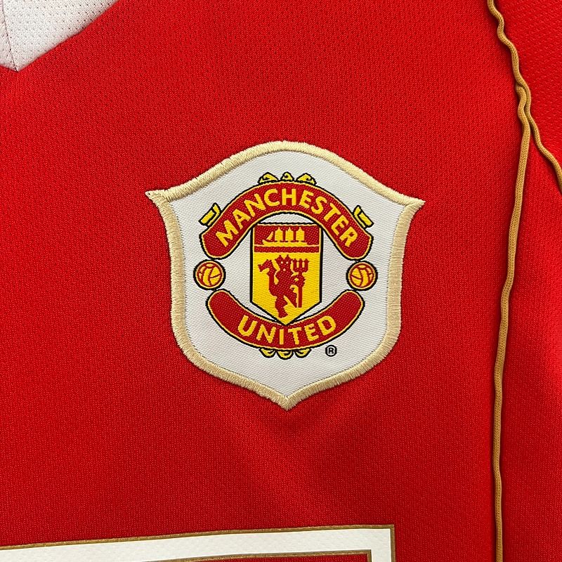 Maillot Rétro Enfants Manchester United Domicile 2006-2007