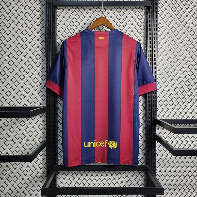 Maillot rétro domicile du FC Barcelone 2014-2015 Image secondaire du produit