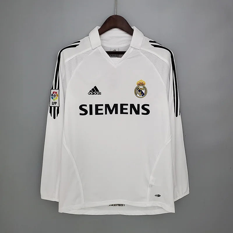 Retro Real Madrid 2005-2006 home Long Sleeve