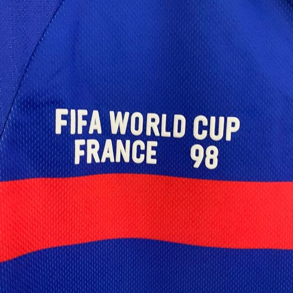 Maillot Rétro France domicile 1998 Manches Longues