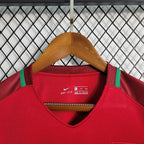 Maillot Portugal domicile manches longues Rétro 2016