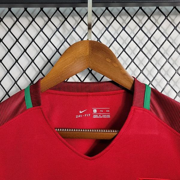 Maillot Portugal domicile manches longues Rétro 2016