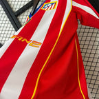 Maillot domicile rétro de l'Atletico Madrid 2004-2005 à manches longues