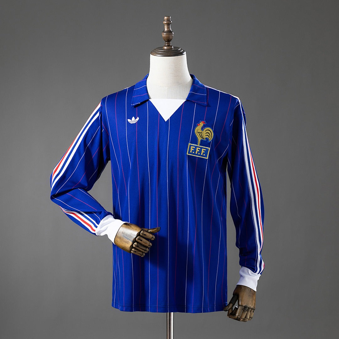 Retro France 1980/1982 Home Long Sleeve Main image